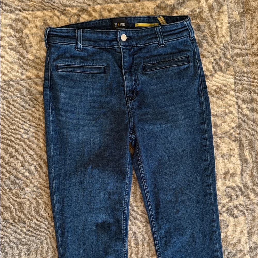 Maeve Indigo Collette Stretch Skinny Jeans 29